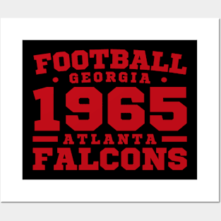 Football Georgia 1965 Atlanta Falcons Posters and Art